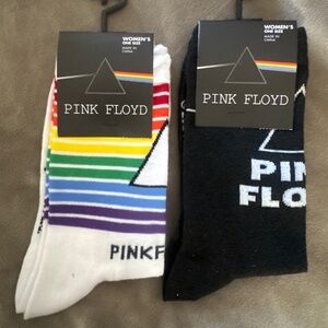 New Pink Floyd women’s crew socks 2pair